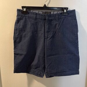 Blue grid pattern shorts, size 29